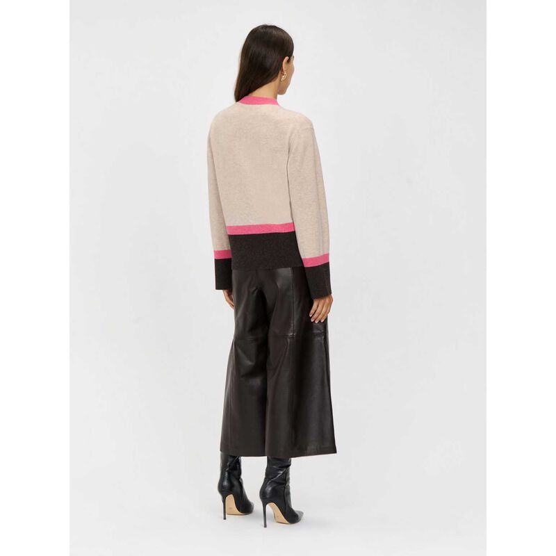 Veronika Maine Merino Colour Block Sweater image number 1
